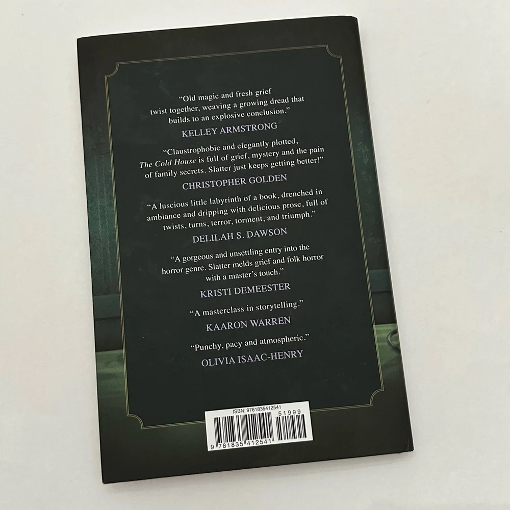 The Cold House by A. G. Slatter Hardcover Book Horror Fiction Novella